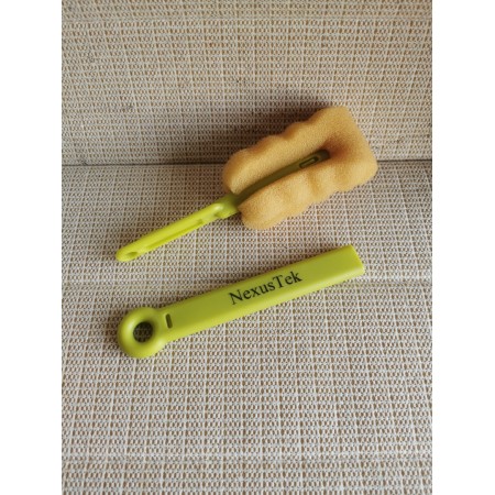 NexusTek Bottle Brush,Sponge Cup Brush Baby Bottle Cleaner Brush Glass Bottle Washing Cleaning Brushes Cleaner Kitchen Accessories